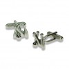 Silver Ten Pin Bowling Cufflinks by Onyx-Art London