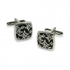 Black And Purple Twinkle Cufflinks by Onyx-Art London