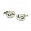 Best Man Elegant Cufflinks by Onyx-Art London