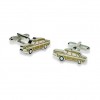 New York Yellow Cab Cufflinks by Onyx-Art London