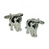 Cow Shaped Cufflinks by Onyx-Art London