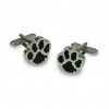 Paw Print Cufflinks by Onyx-Art London