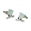 Chefs Hat Cufflinks by Onyx-Art London