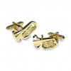 Tuba Cufflinks by Onyx-Art London