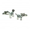 Dalmatian Cufflinks by Onyx-Art London