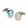 Polo Numbers Cufflinks by Onyx-Art London