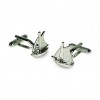 Yacht Cufflinks by Onyx-Art London