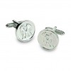 Gemini Cufflinks by Onyx-Art London