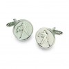 Libra Cufflinks by Onyx-Art London