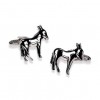 Donkey Shaped Cufflinks by Onyx-Art London