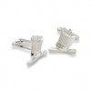 Chef's Hat Cufflinks by Onyx-Art London