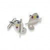 Paint Palette Cufflinks by Onyx-Art London