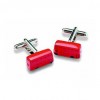 Red Bus Cufflinks by Onyx-Art London