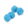 Turquoise Knot Cufflinks by Onyx-Art London