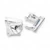 Nags Head Chain Cufflinks by Onyx-Art London