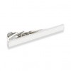 Plain Silver Tie Bar by Onyx-Art London