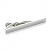 Simple Plain Silver Tie Bar by Onyx-Art London