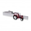 Tractor Red Tie Bar by Onyx-Art London