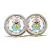 Number 1 Dad Blue Bobby Cufflinks by Richard Cammish