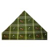 Green Fox And Horn Hankie by Sax Design