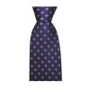 Purple Diamond Flower Tie by Sax Design