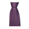Red And Blue Diamond Net Tie by Sax Design