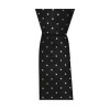Black Skinny Small Spots Tie by Sax Design