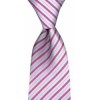 Pink And Lilac Stripe Tie by Sax Design