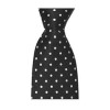 Black And White Small Polka Dot Tie by Sax Design