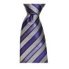 Blue Shades Diagonal Stripe Tie by Sax Design