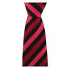 Black And Red Striped Tie by Sax Design