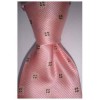 Pink Squares Tie by Sax Design