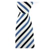 Bleu Shades Stripe Tie by Sax Design