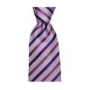 Purple Shades Stripe Tie by Sax Design