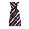 Navy Blue And Shades Stripe Tie by Sax Design