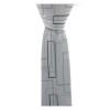 Grey Retro Rectangular Shaped Tie by Sax Design