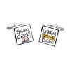 Builders Crack Cufflinks by Sonia Spencer