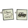 Where To Guv? Cufflinks by Sonia Spencer