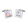 Beer Sex Football Cufflinks by Sonia Spencer