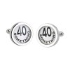 Circular 40 Something Cufflinks by Sonia Spencer