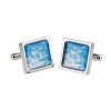 Butterflies Blue Cufflinks by Sonia Spencer