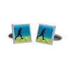 Footballer Moving Image Cufflinks by Sonia Spencer