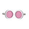 Pure Colour Pink Cufflinks by Sonia Spencer