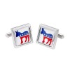 Square Donkey Cufflinks by Sonia Spencer