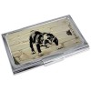 Barry Bulldog White Brick Business Card Holder by Tyler and Tyler