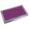 Pinstripe Red Business Card Holder by Tyler and Tyler