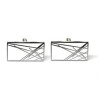 Diffusion White Cufflinks by Tyler and Tyler