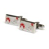 Rose Red Cufflinks by Tyler and Tyler