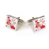 Vine Red Cufflinks by Tyler and Tyler