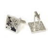 Vine Navy Cufflinks by Tyler and Tyler